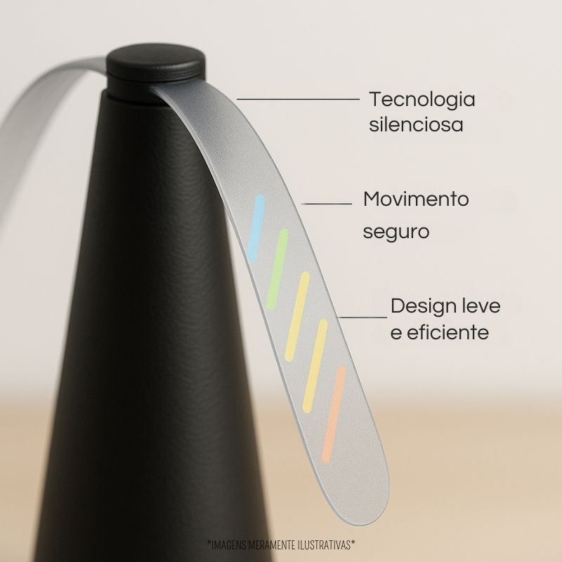 Ventilador De Mesa Afastador de Moscas Mosquitos Armadilha à Pilha