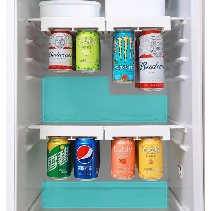Organizador de Latas Estante Suspensa Suporte Geladeira Cozinha