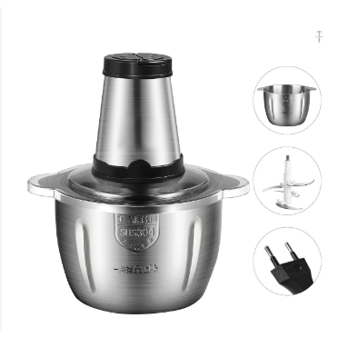3L Picador De Alimentos Moedor De Carne Mixer Elétrica Processador Cozinha Casa Alho 110v NO BRASIL
