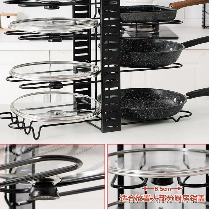 Organizador de Panelas Armário Suporte Ajustável