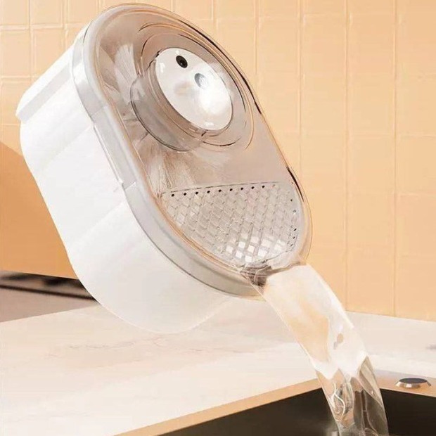 Máquina de Lavar Frutas e Verduras Automática 110v Higienizar Vegetais Legumes Frutos do Mar