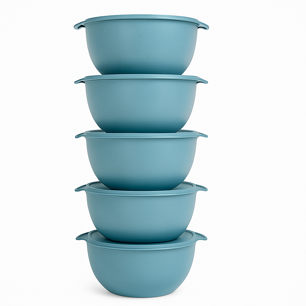 BowlMax – Kit com 5 Potes Redondos