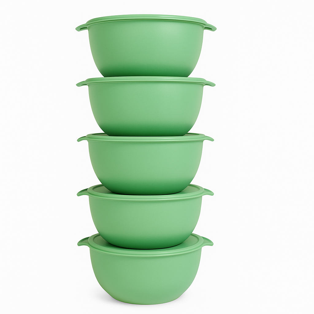 BowlMax – Kit com 5 Potes Redondos