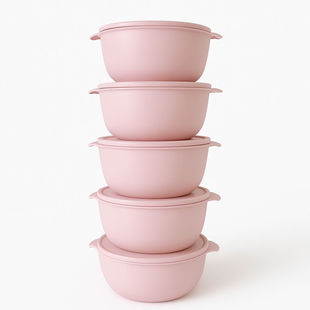 BowlMax – Kit com 5 Potes Redondos