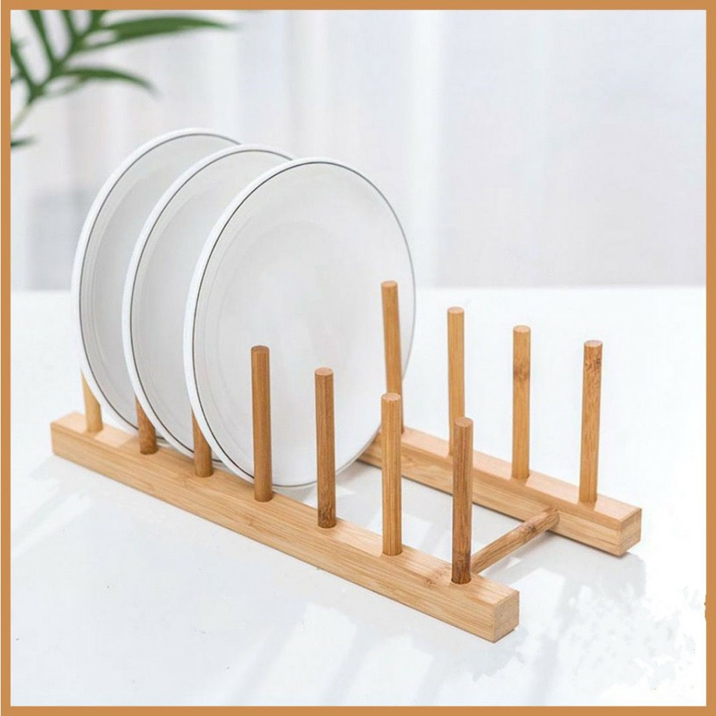 OrganizaBambu – Suporte Porta-Pratos